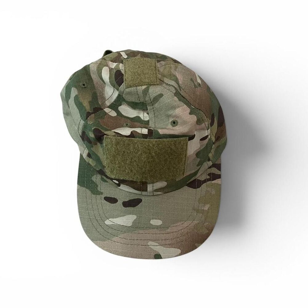 Tactical Multicam Ripstop Camo Operator Hat Hook Loop Patch Made in USA
